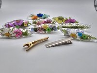 Real Flower Hair Clips