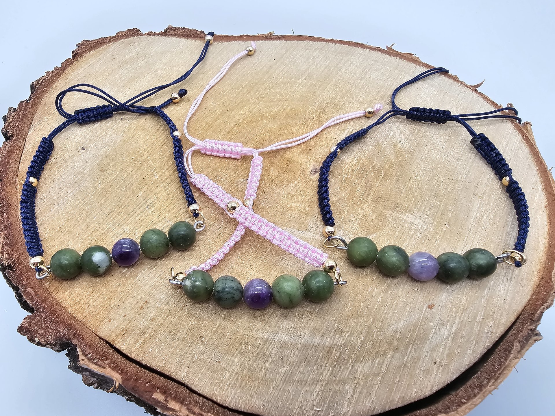 Jade Amathyst Bracelets
