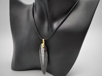 Gold Orthoceras Necklace