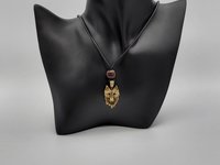 Wolf Necklaces with Wooden Pearl