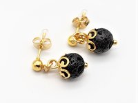 Lava Stone Earrings