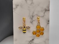 Honey Bee Earrings