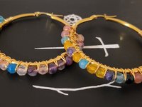 Agate Beads Creolen
