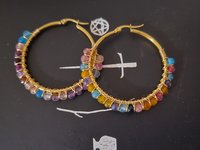 Agate Beads Creolen