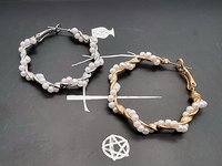Twisted Beads Creolen