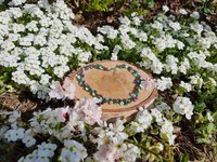 Flower Seed Pearl Choker