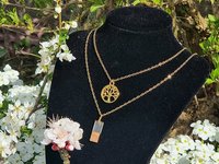 Golden tree Necklace