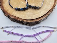 Lava Stone and Jasper Pearl Bracelets