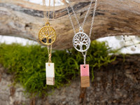 Golden tree Necklace