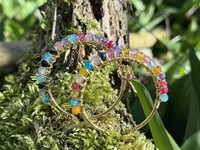 Agate Beads Creolen