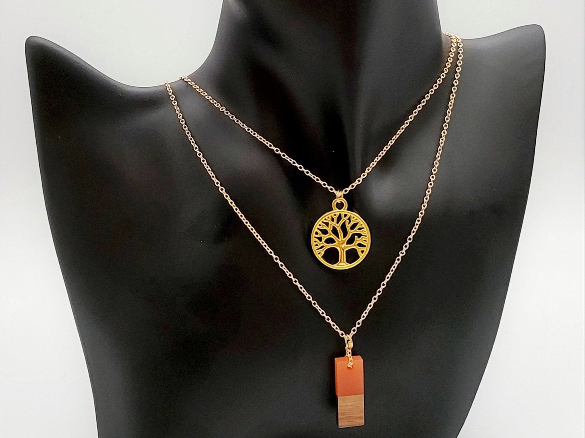 Golden tree Necklace
