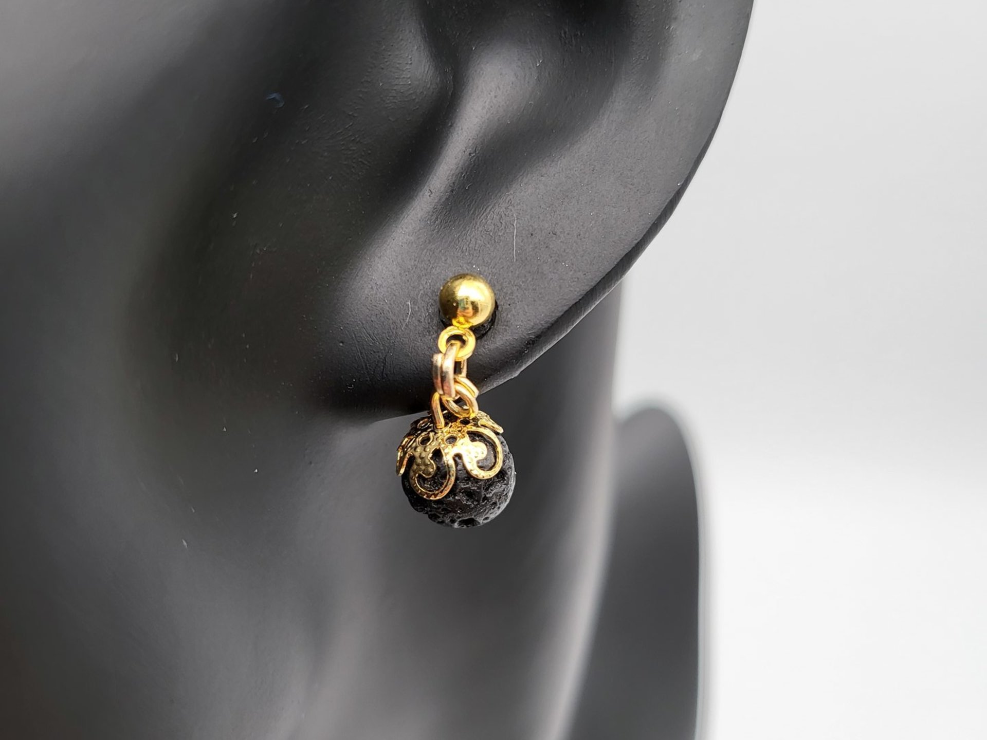 Lava Stone Earrings