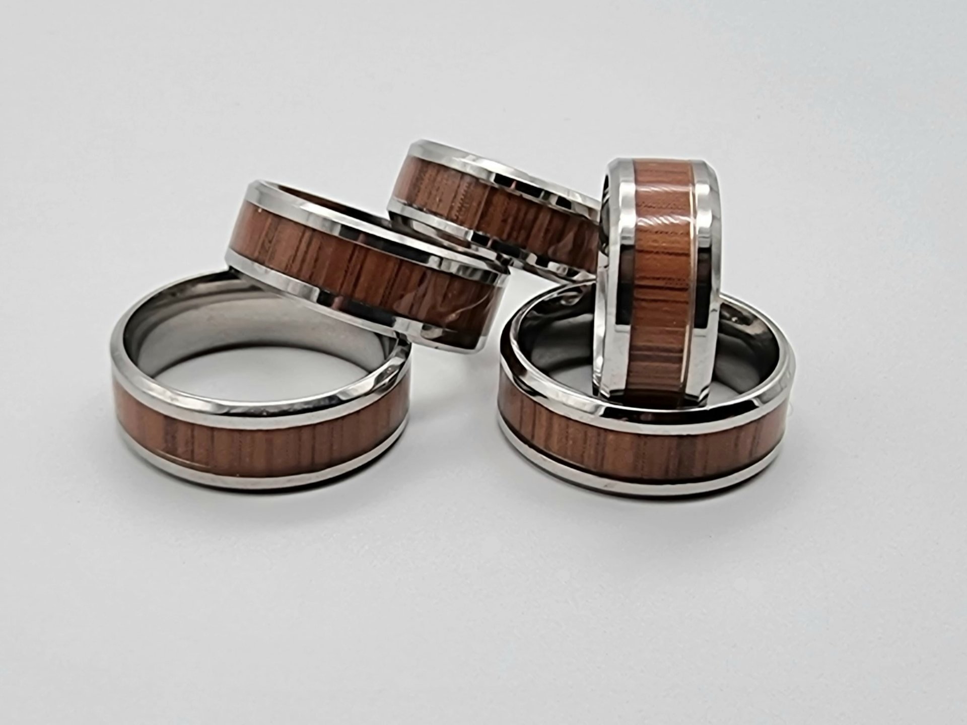 Wooden Steel Ring