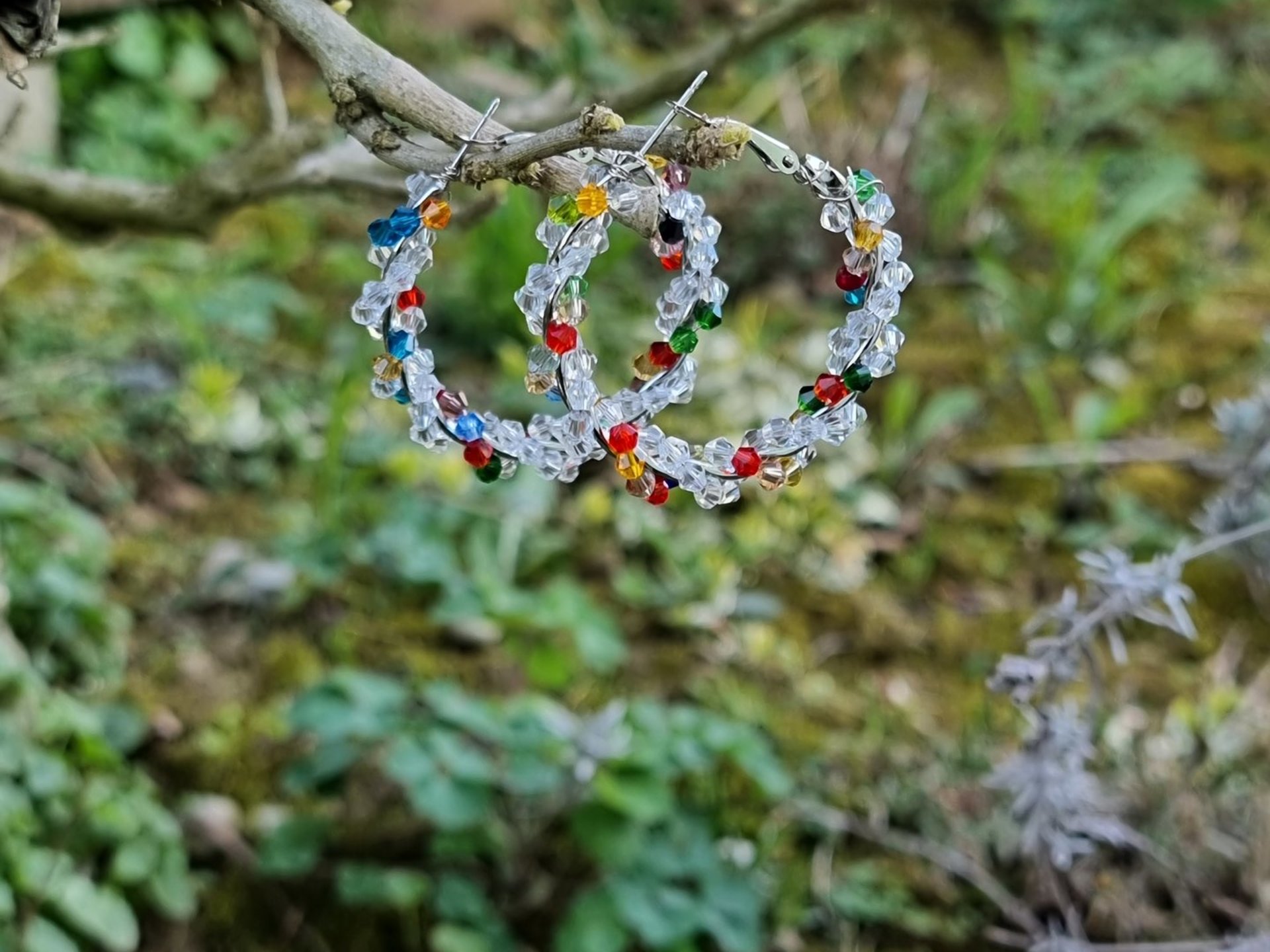 Twisted Spring Beads Creolen