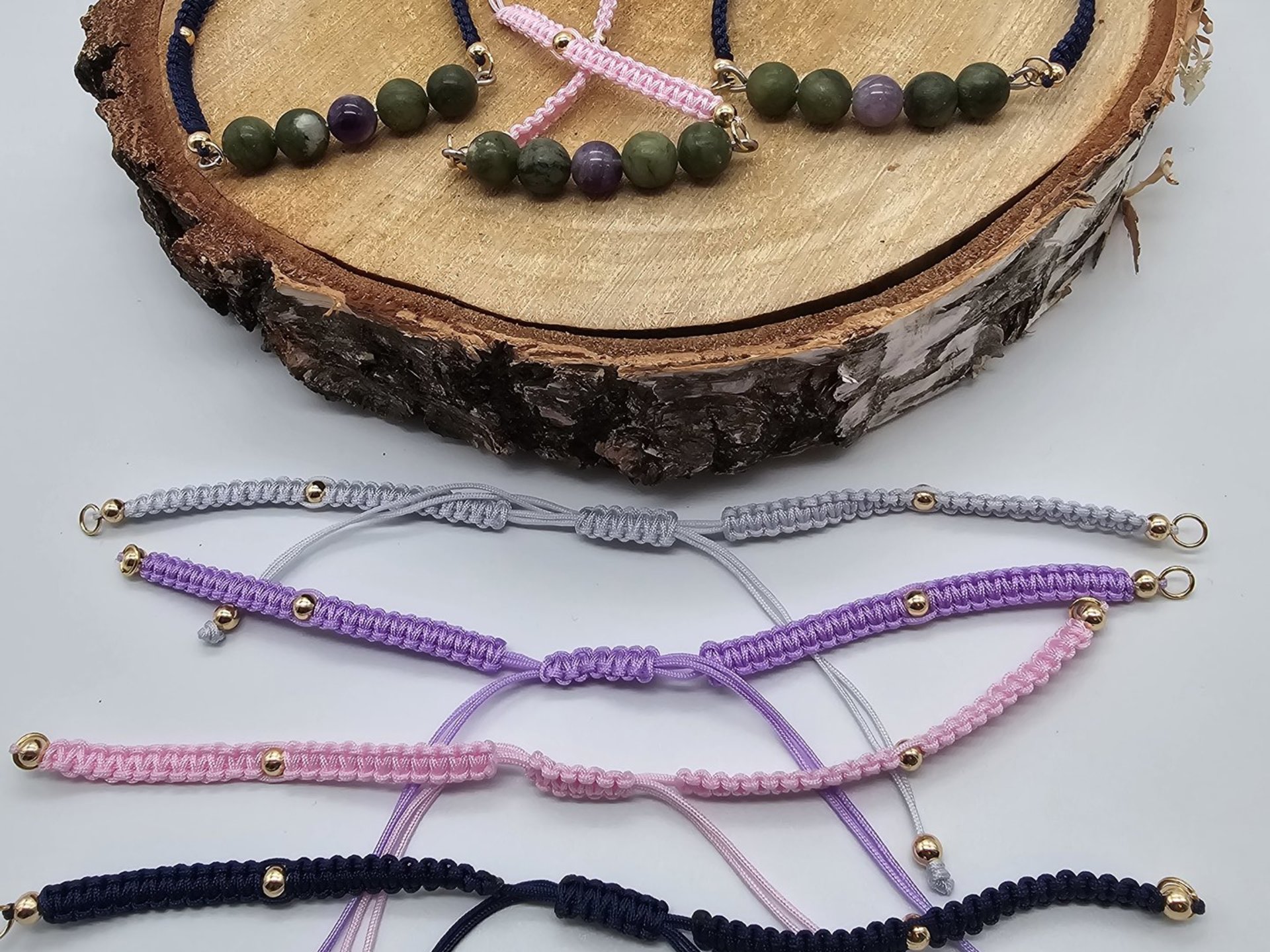 Jade Amathyst Bracelets