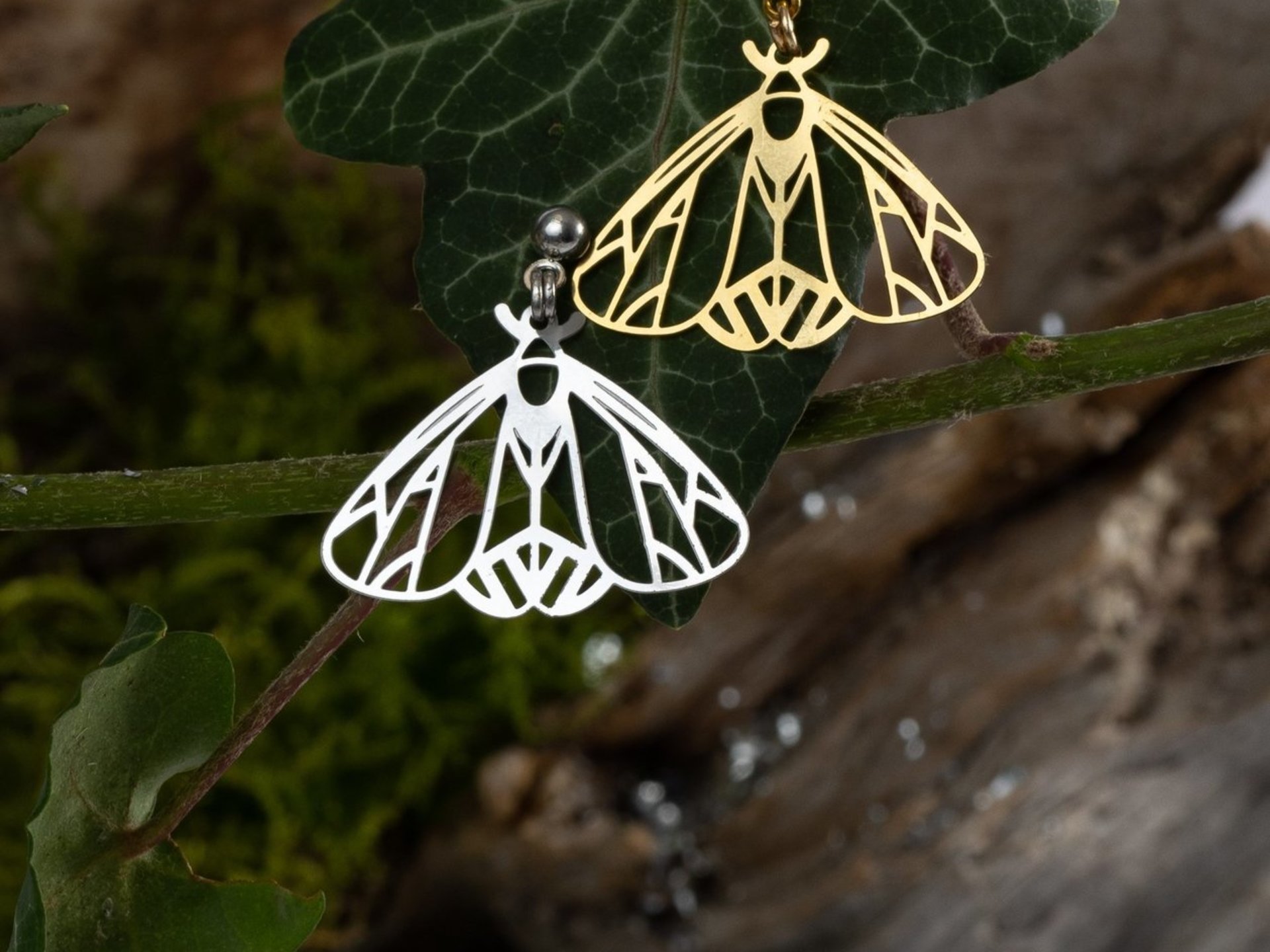 Moth Earrings