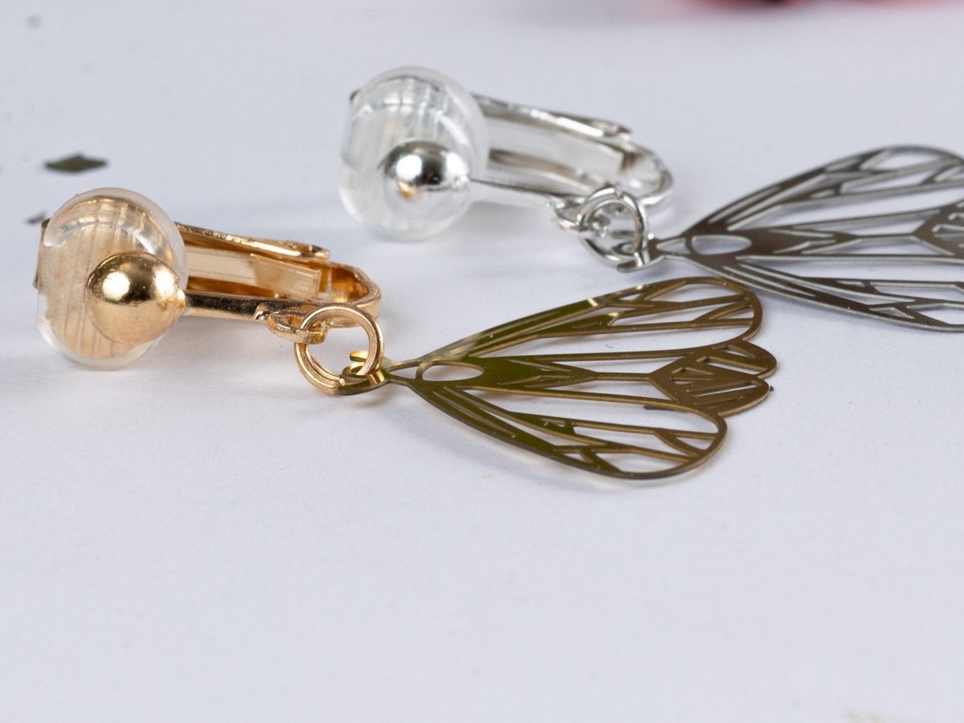 Moth Clip-on Earrings