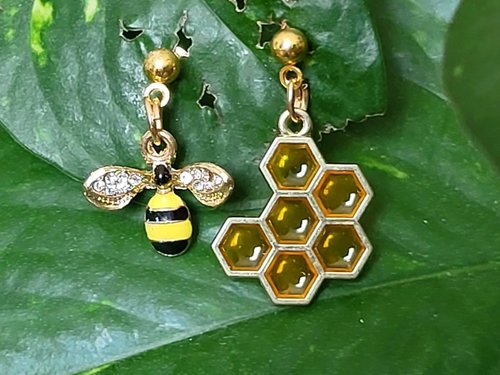 Honey Bee Earrings