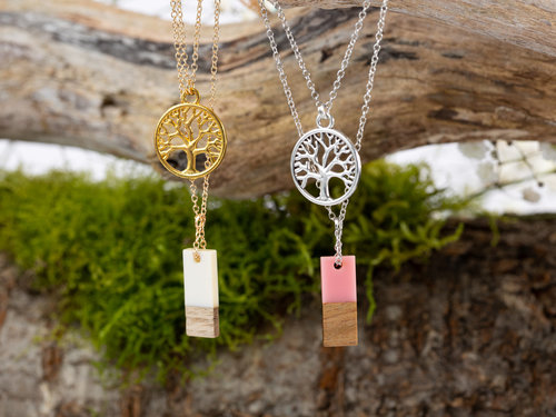 Golden tree Necklace
